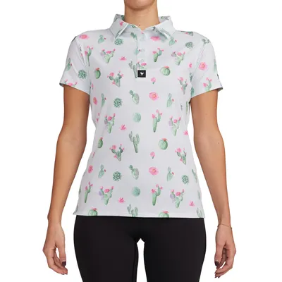 Vineyard Vines Fleur de leaf Short Sleeve Polo Shirt