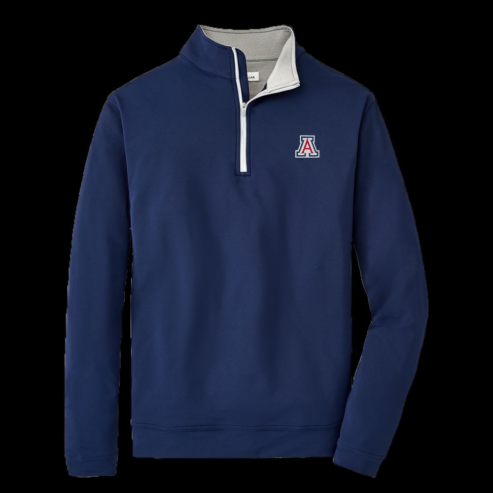 Peter Millar Perth Stretch Loop Terry Quarter-Zip Pullover