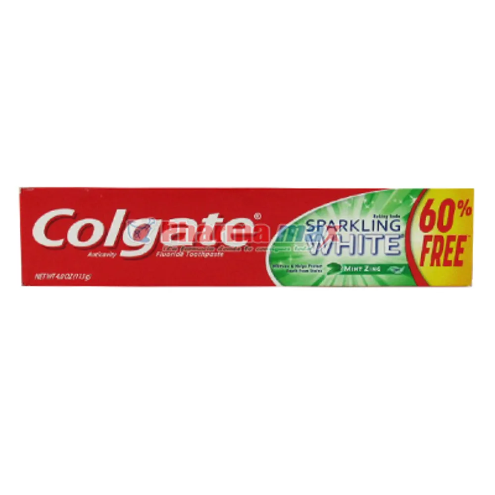 Colgate Sparkling White Mint 4.0oz