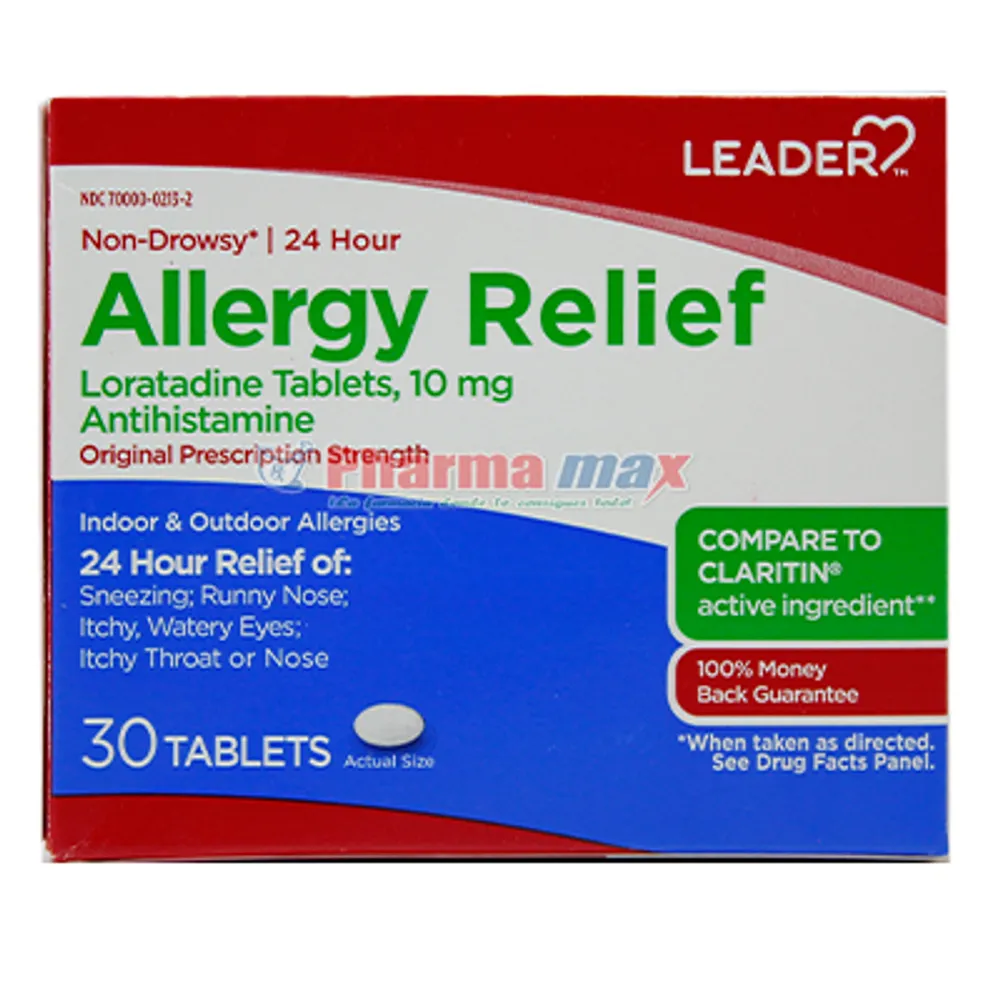 Leader Allergy Relief 10mg 30tab