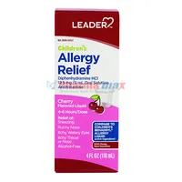 Leader Childrens Allergy Relief Cherry 4oz