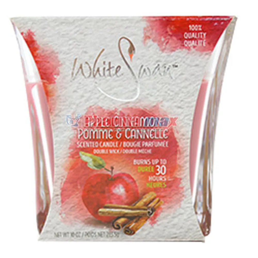 White Swan Candle Apple Cinnamon 10oz