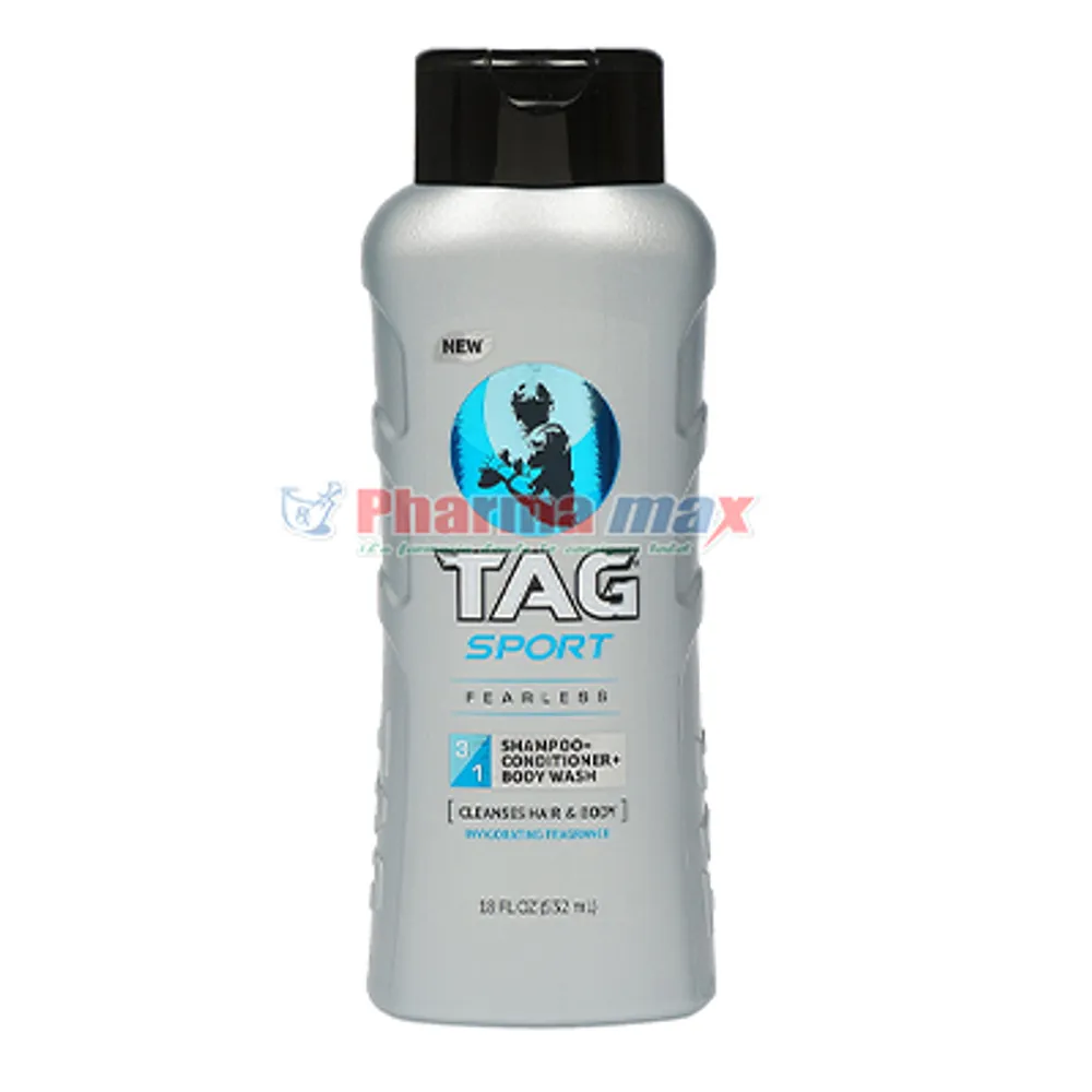 Tag Sport Body Wash 3in1 Fearless 18oz