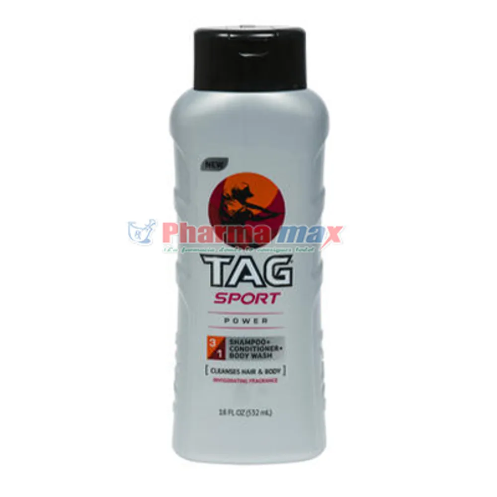 Tag Sport Body Wash 3in1 Power 18oz