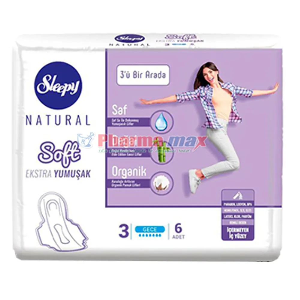 Sleepy Natural Extra Soft 6ct