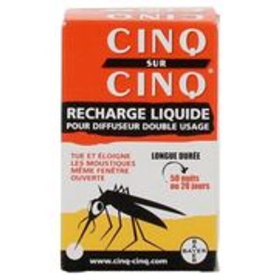 Prix de Bausch + lomb cinq sur cinq liquide recharge pr diffuseur 35ml, avis, conseils