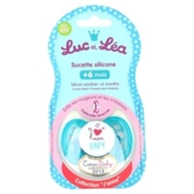 Prix de Luc et léa sucette +6 mois symétrique «j'aime mon papy», avis, conseils