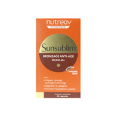 Prix de Nutreov physcience sunsublim bronzage anti-âge femme 45+ - 28 capsules, avis, conseils