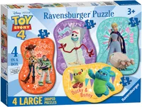 Disney Pixar: Toy Story 4: 4-in-1 Shaped Puzzles