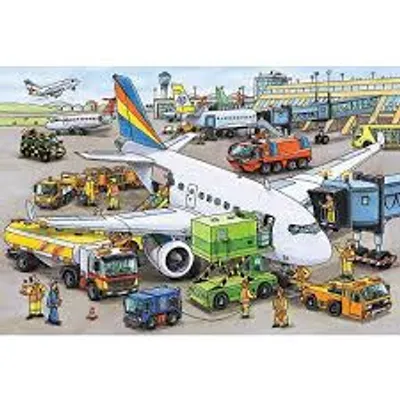 Busy Airport  35pc