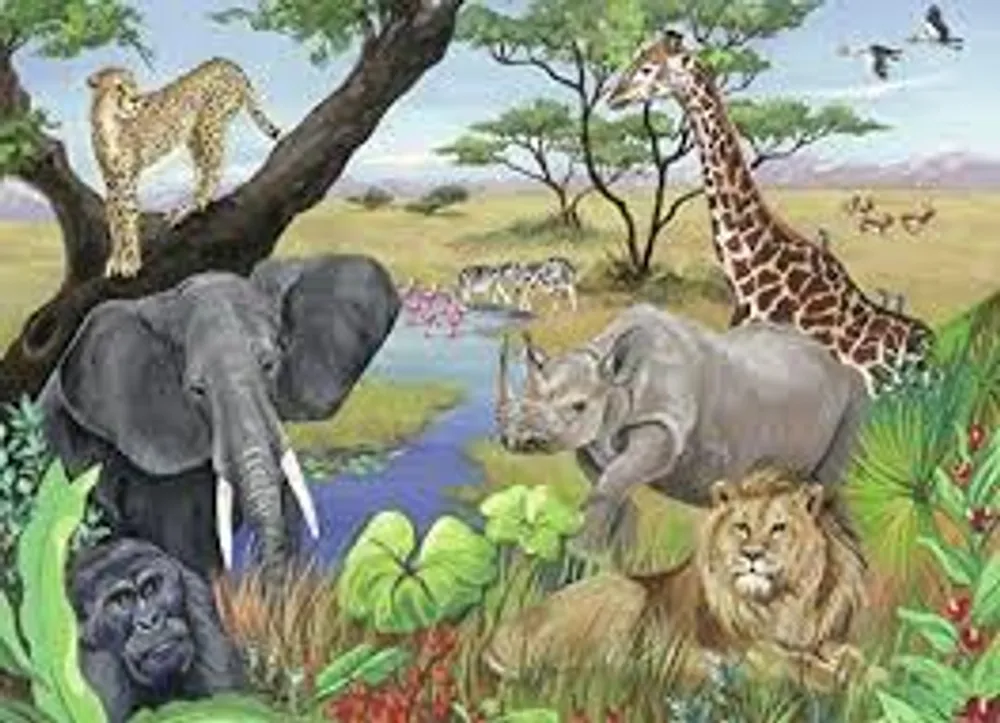 Safari Animals  60 pc