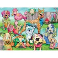 Patchwork Pups  150 pc