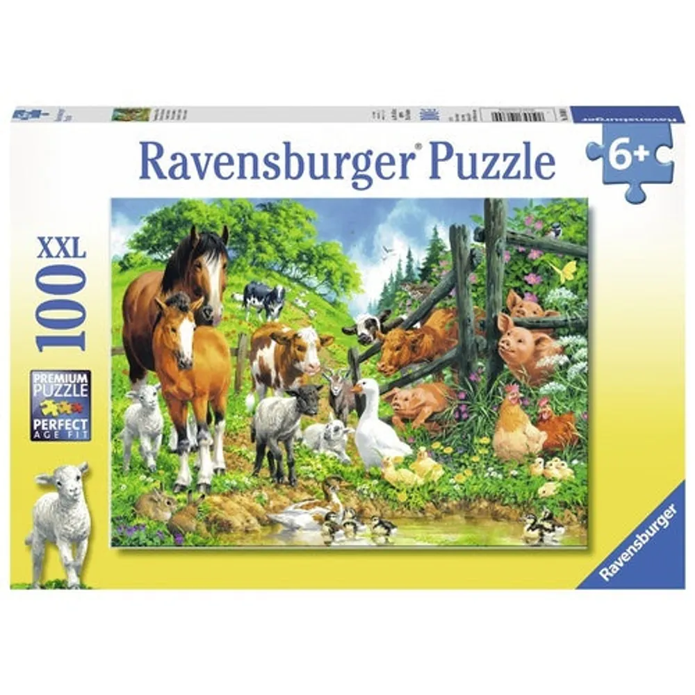 Animals Get Together  100 pc Puzzle