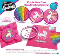 Shimmer & Sparkle - Unicorn Embroidery Kit