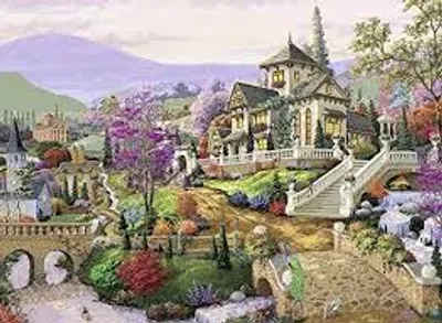 Hillside Retreat  500 pc