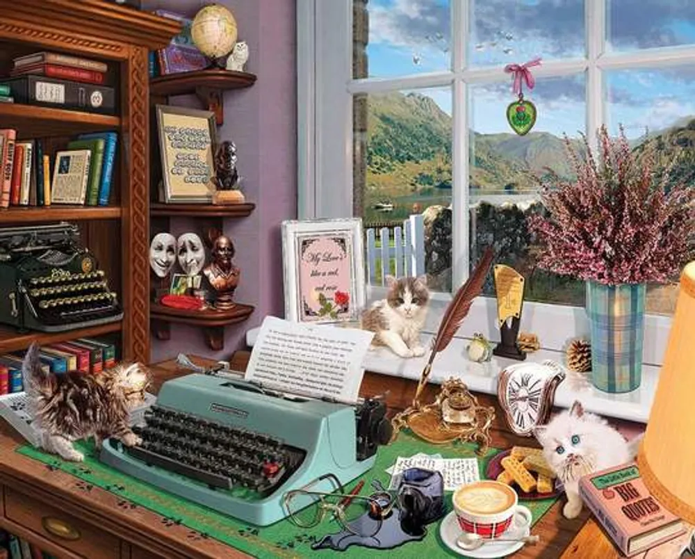 Writers Desk - White Mountain 1000pc