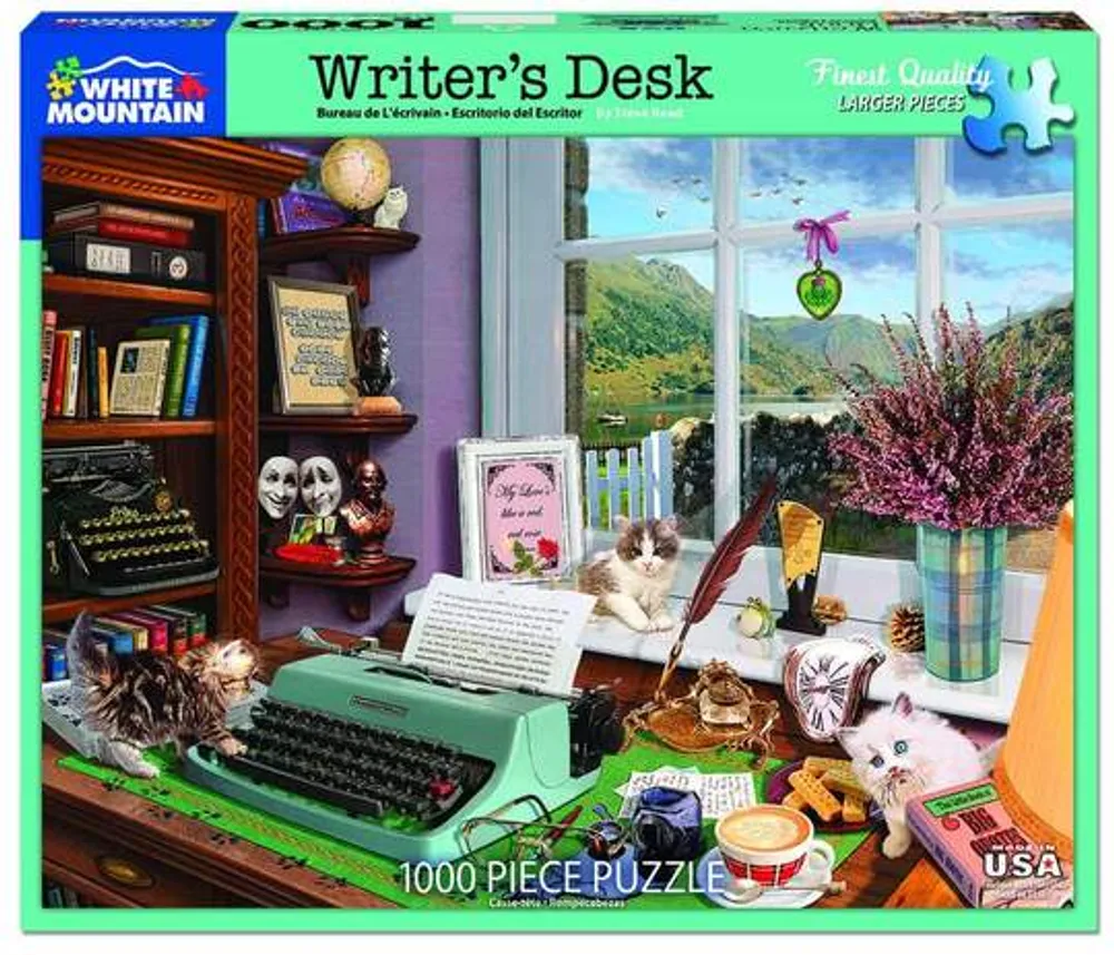 Writers Desk - White Mountain 1000pc