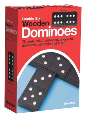 Wooden Dominoes - Double 6