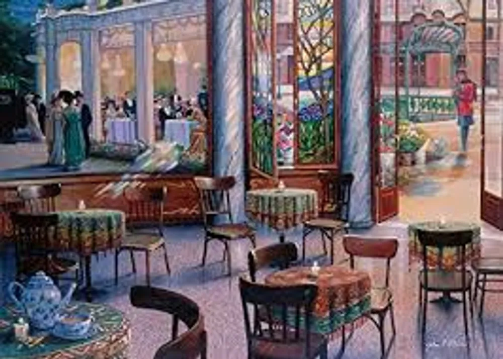 A Cafe Visit 1000 pc