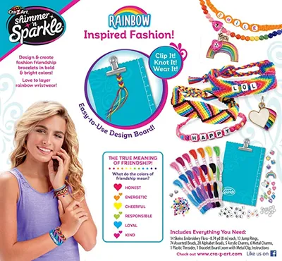 Shimmer & Sparkle - Rainbow Friendship Bracelets
