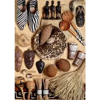 African Artifacts 1000 pc