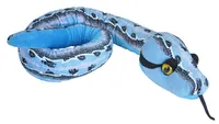 Plush Snake 54" - Slipstream Blue Snake