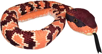 Plush Snake 54" - Eastern Cottonmouth