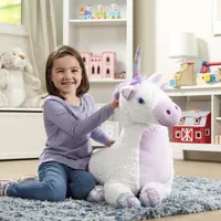 Melissa & Doug - Misty Jumbo Unicorn Plush