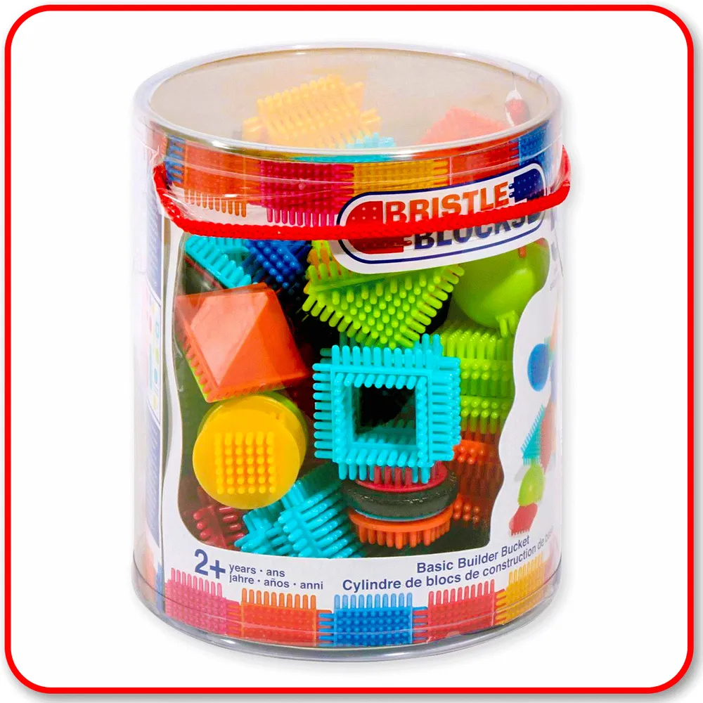 Bristle Blocks - 50 Piece Bucket Set