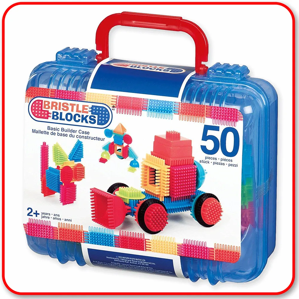 Bristle Blocks - 50 Piece Set in Case