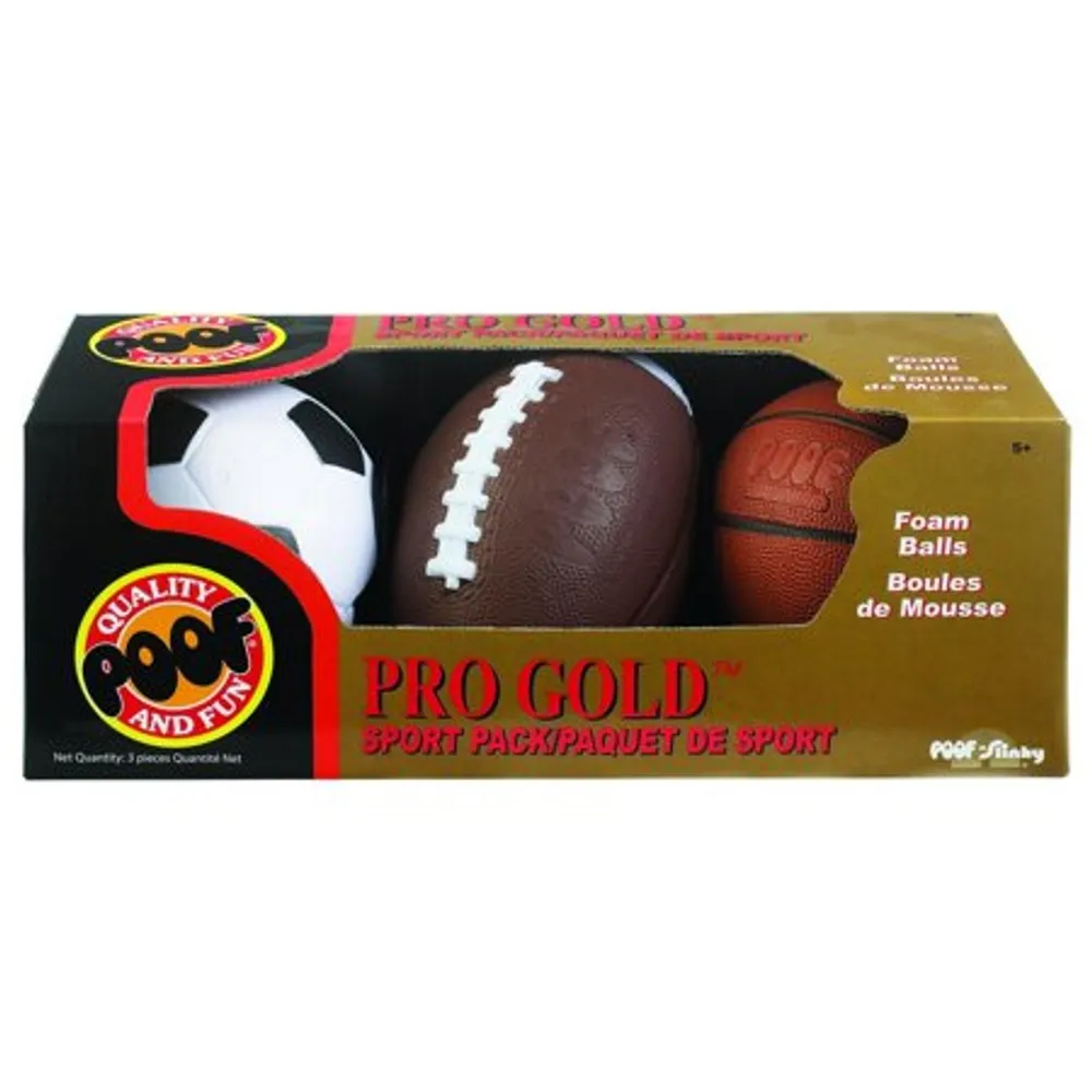 PRO Gold Sport 3 Ball Pack POOF