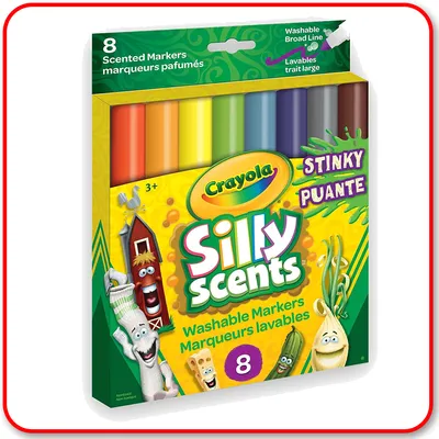 Silly Scent - Stinky Washable Markers 8 Pack