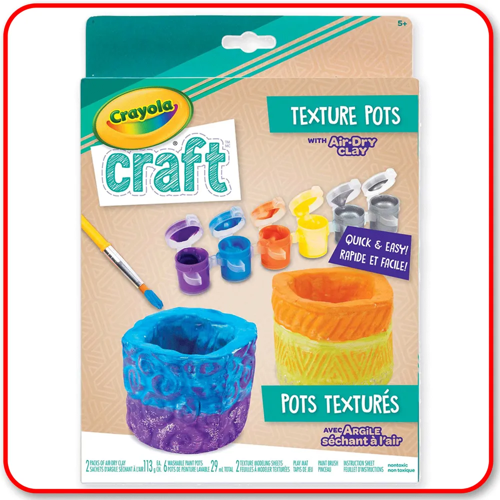 Crayola Craft Texture Pots Kit