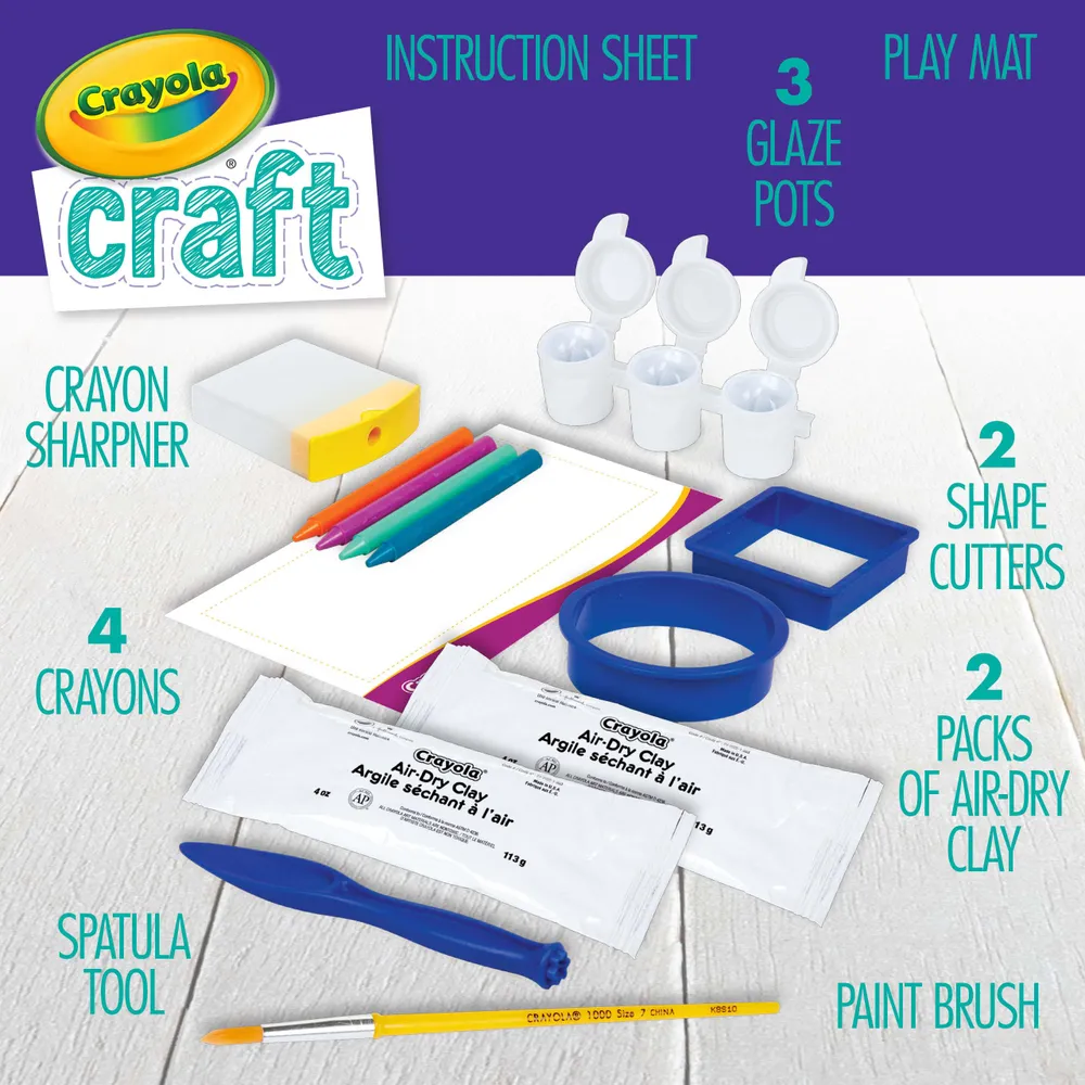 Crayola Craft Confetti Coasters & Dish Kit