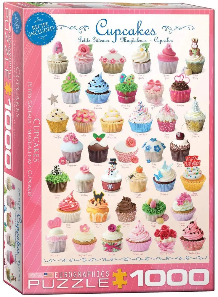 Cupcakes - 1000pc Eurographics Puzzle