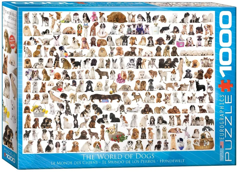 The World of Dogs - 1000pc Eurographics Puzzle