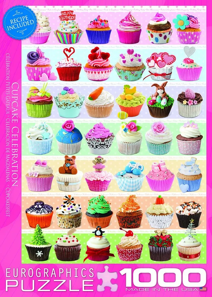 Cupcake Celebration - 1000pc Eurographics Puzzle