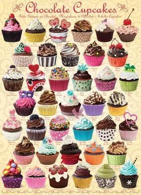 Chocolate Cupcakes - 1000pc Eurographics Puzzle