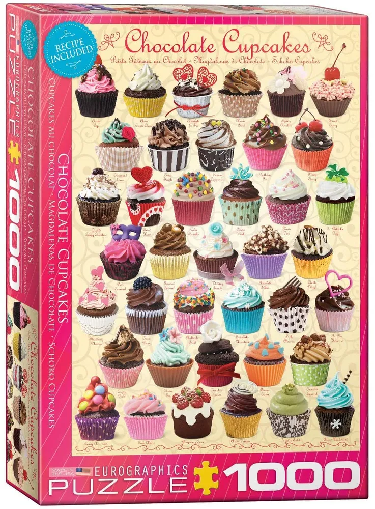 Chocolate Cupcakes - 1000pc Eurographics Puzzle