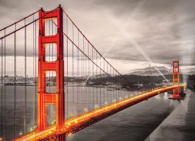 San Francisco, Golden Gate Bridge - 1000pc Eurographics Puzzle