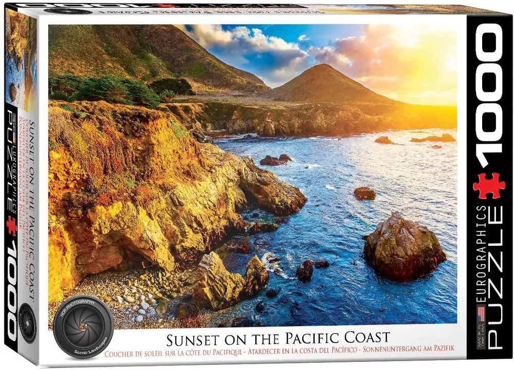 Sunset on the Pacific Coast - 1000pc Eurographics Puzzle