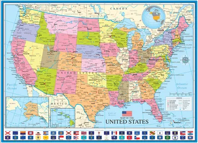 Map of the USA - 1000pc Eurographics Puzzle