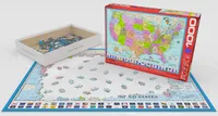 Map of the USA - 1000pc Eurographics Puzzle