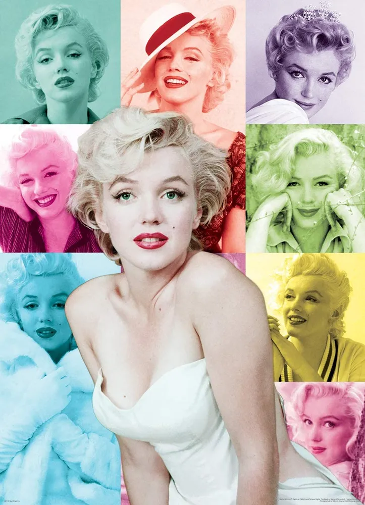 Marilyn Monroe : Color Portraits - 1000pc Eurographics Puzzle