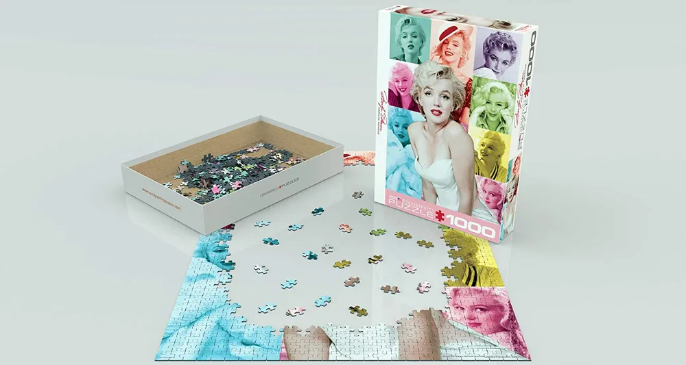 Marilyn Monroe : Color Portraits - 1000pc Eurographics Puzzle