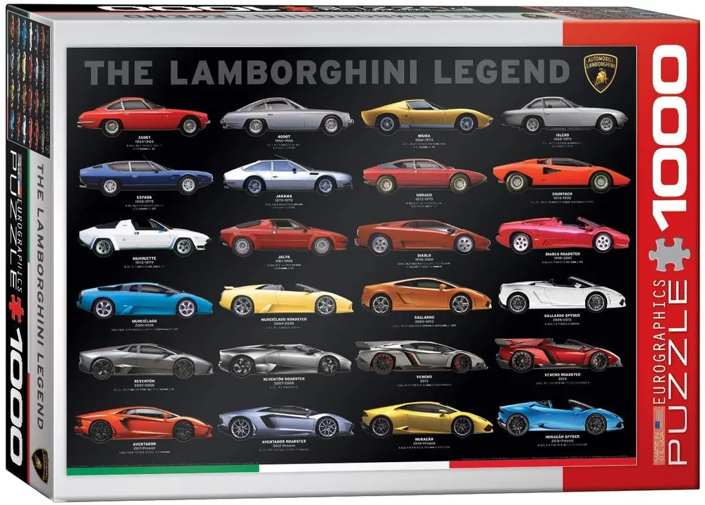 The Lamborghini Legend - 1000pc Eurographics Puzzle