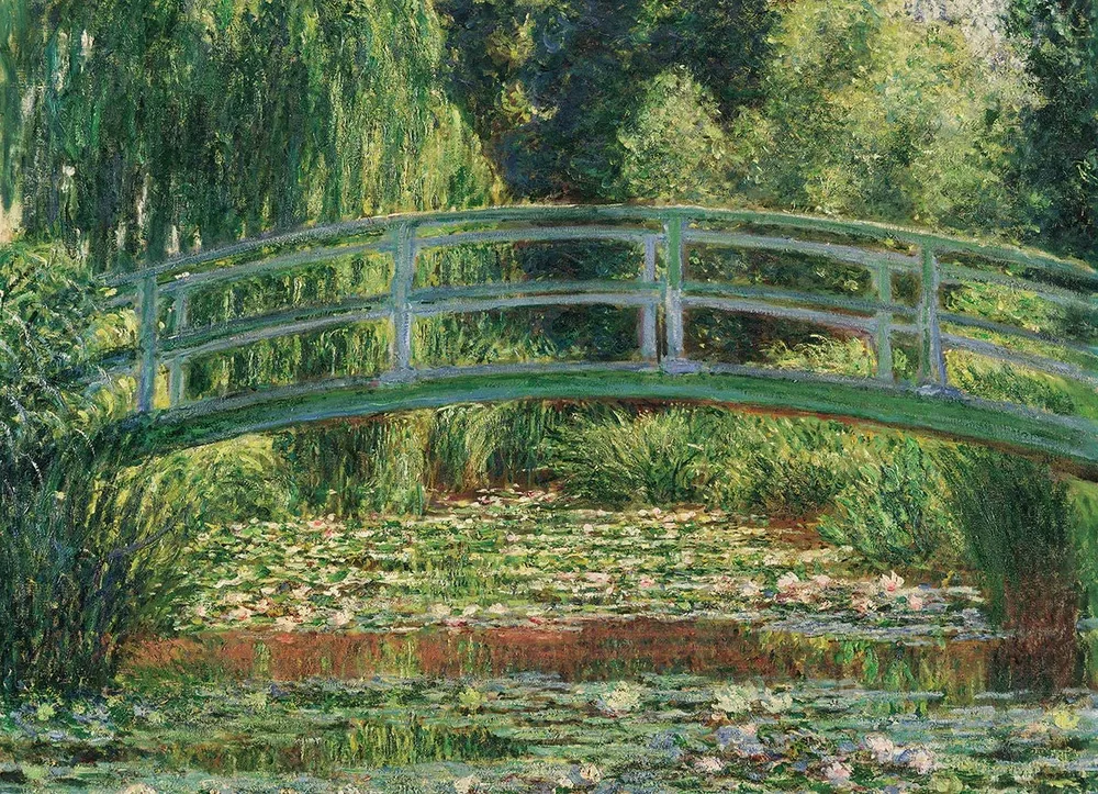 Fine Art : The Japanese Footbridge - 1000pc Eurographics Puzzle