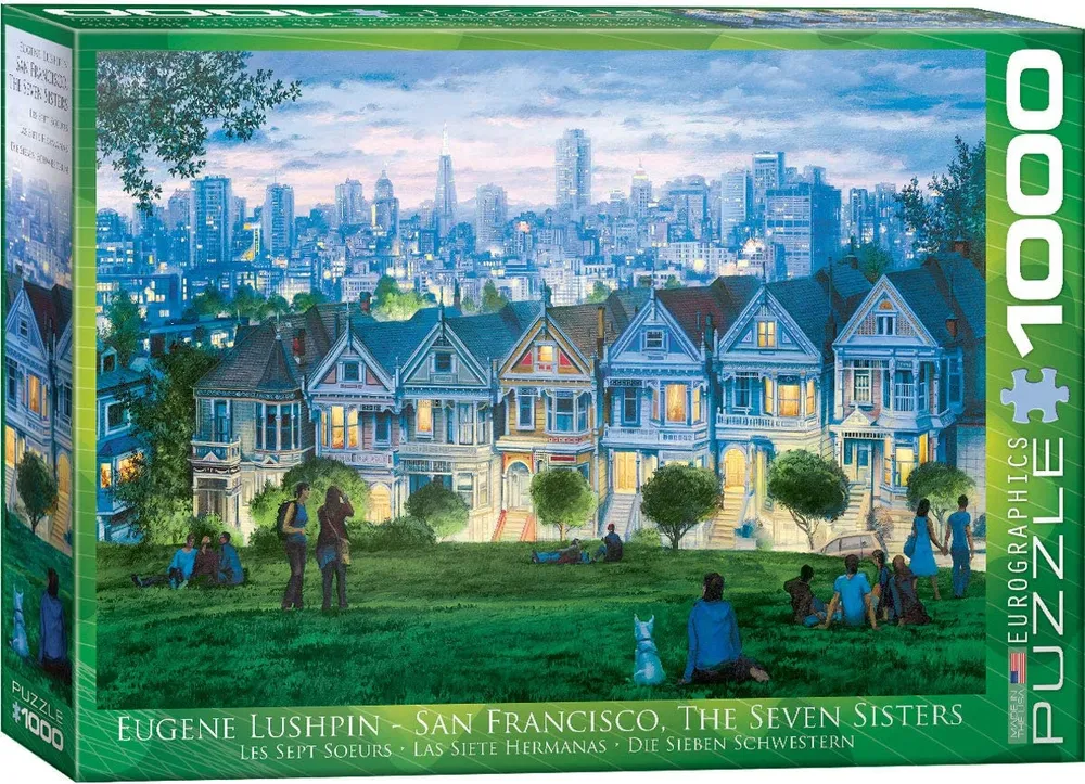 San Francisco, The Seven Sisters - 1000pc Eurographics Puzzle