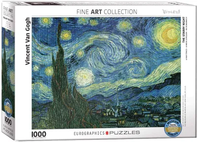 Fine Art : Starry Night - 1000pc Eurographics Puzzle