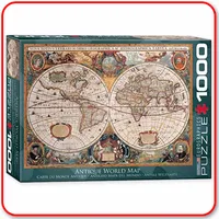 Antique World Map - 1000pc Eurographics Puzzle